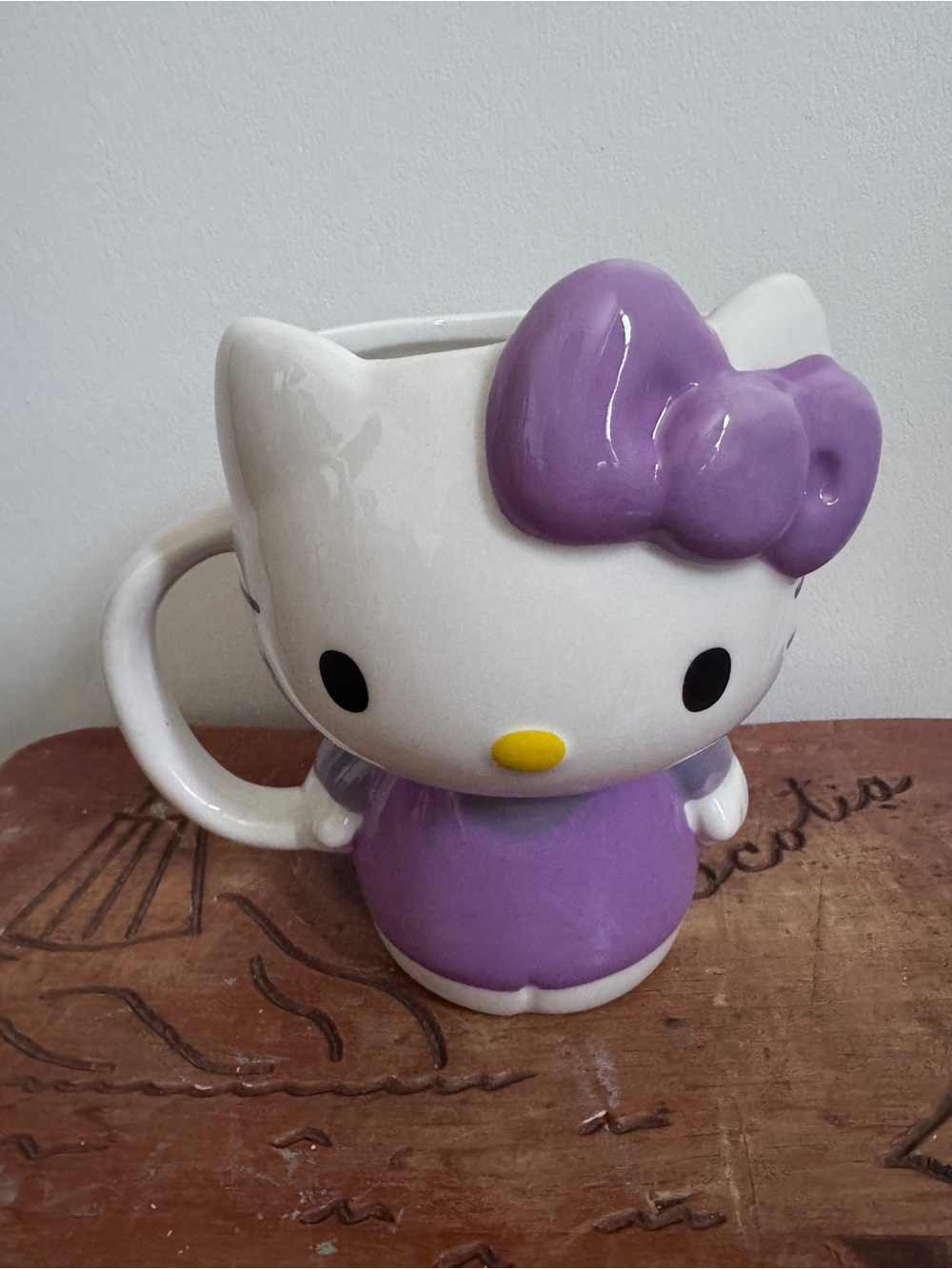Sanrio Hello Kitty Purple Bow Ceramic Mug
